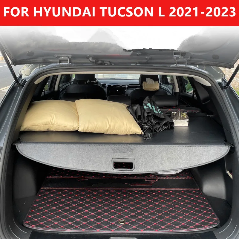 FOR HYUNDAI TUCSON L 2021-2023 Trunk cover curtain tail box storage retractable baffle modification High quality auto parts