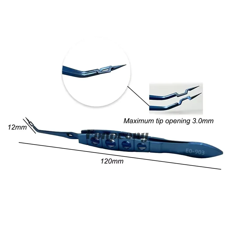 Akahoshi Phaco Combo Prechopper Forceps Dodick Brown Nucleus Cracker Ophthalmic Surgical Instruments