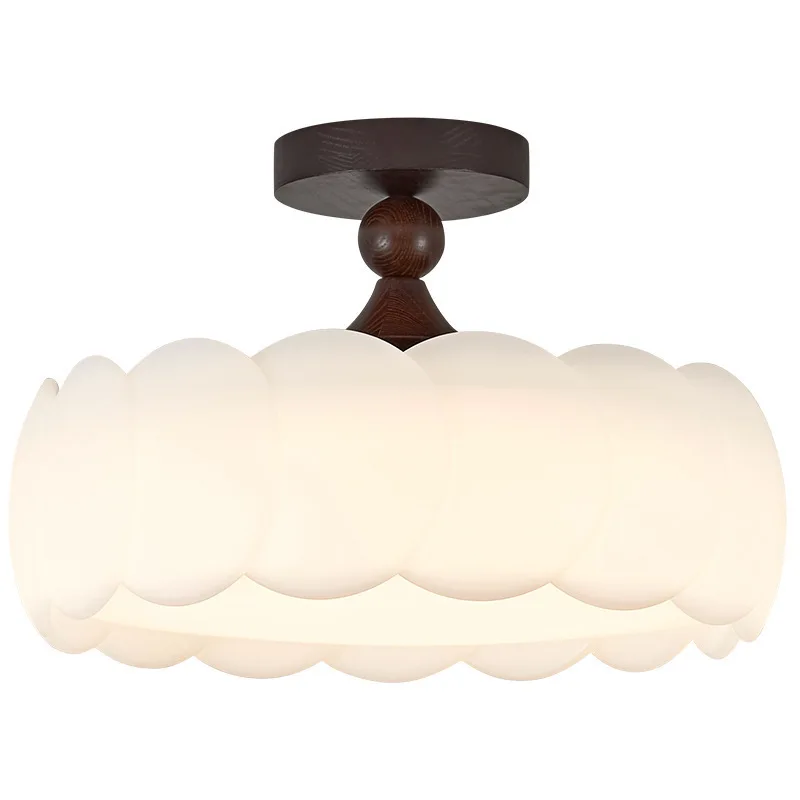 

French, medieval, bedroom light, living room light, new model, lighting, retro cream wind, children's room led eye protection