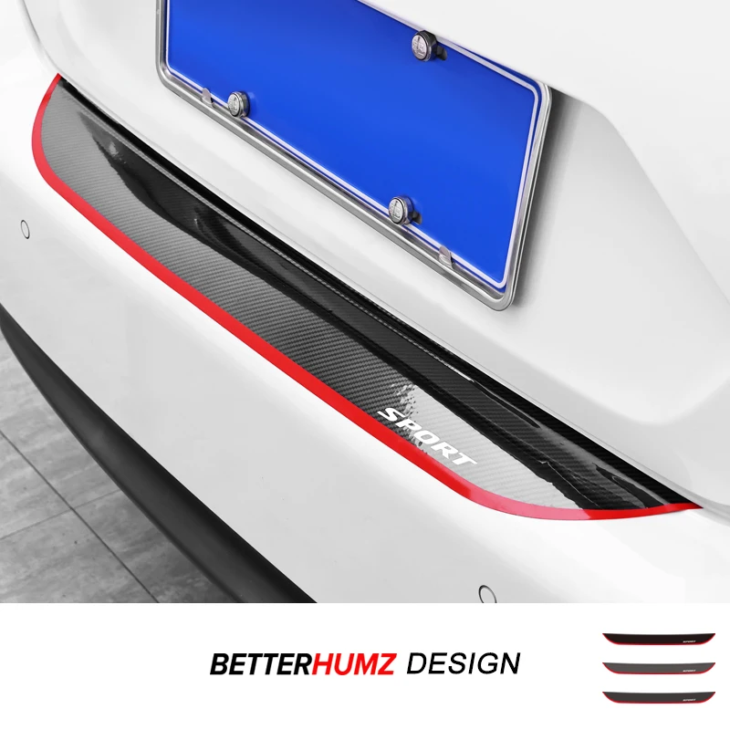 For Honda Civic 10th Gen 2016 2017 2018 2019 2020 2021 Rear Trunk Box Protective Film Car Coat Body Decor Sticker Accessories