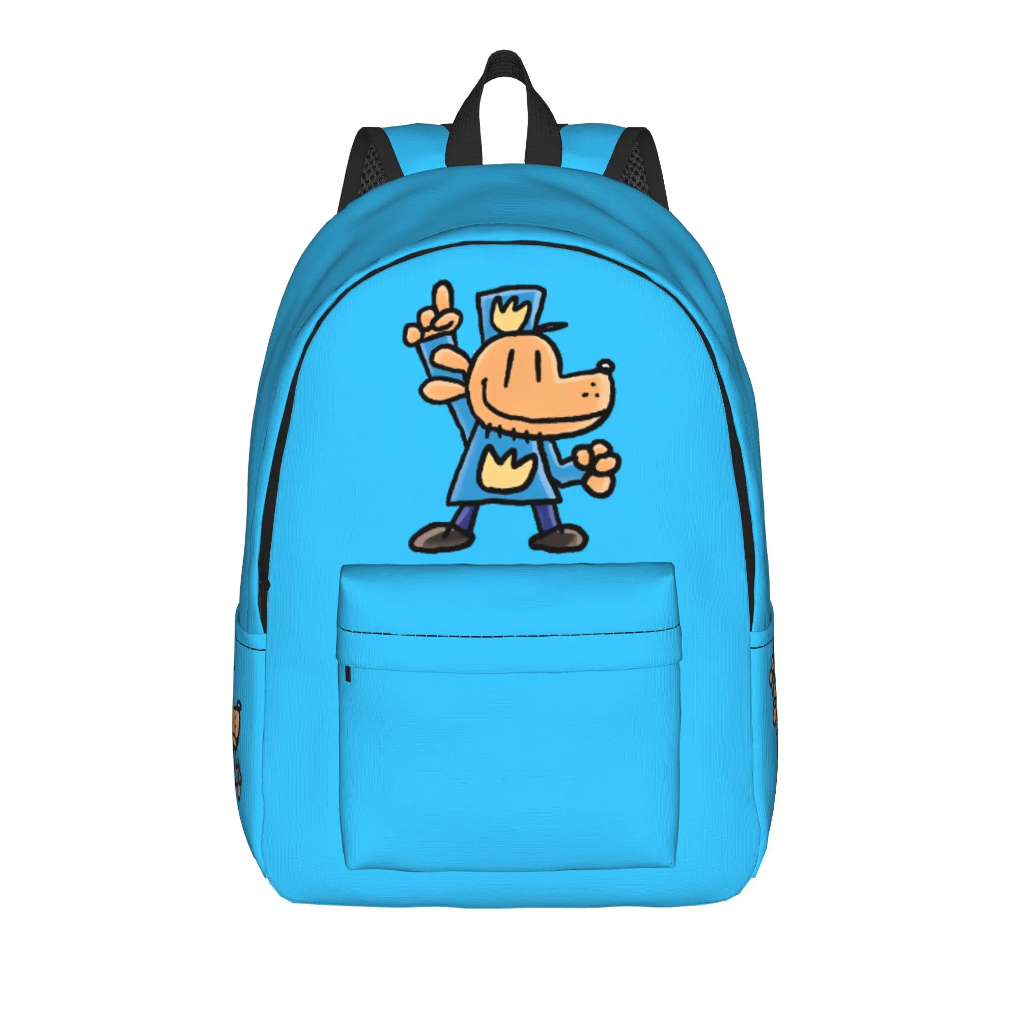 Dogmans Movie Comic Backpack for Men Women Cool High School Hiking Travel Daypack Cartoon Animals College Canvas Bags Outdoor