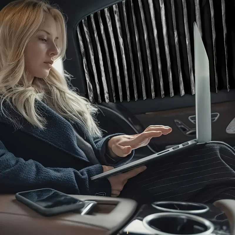 Car Side Curtain Adjustable Car Window Sun Screen Shades Car Window Sun Blocker Cover Visor Shield Screen Car Window Curtain