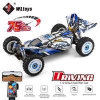 WLtoys 1/12 124017 75KM/H RC Car Brushless Vehicle 4WD Electric High Speed Drift 2.4G V8 Remote Control Toys