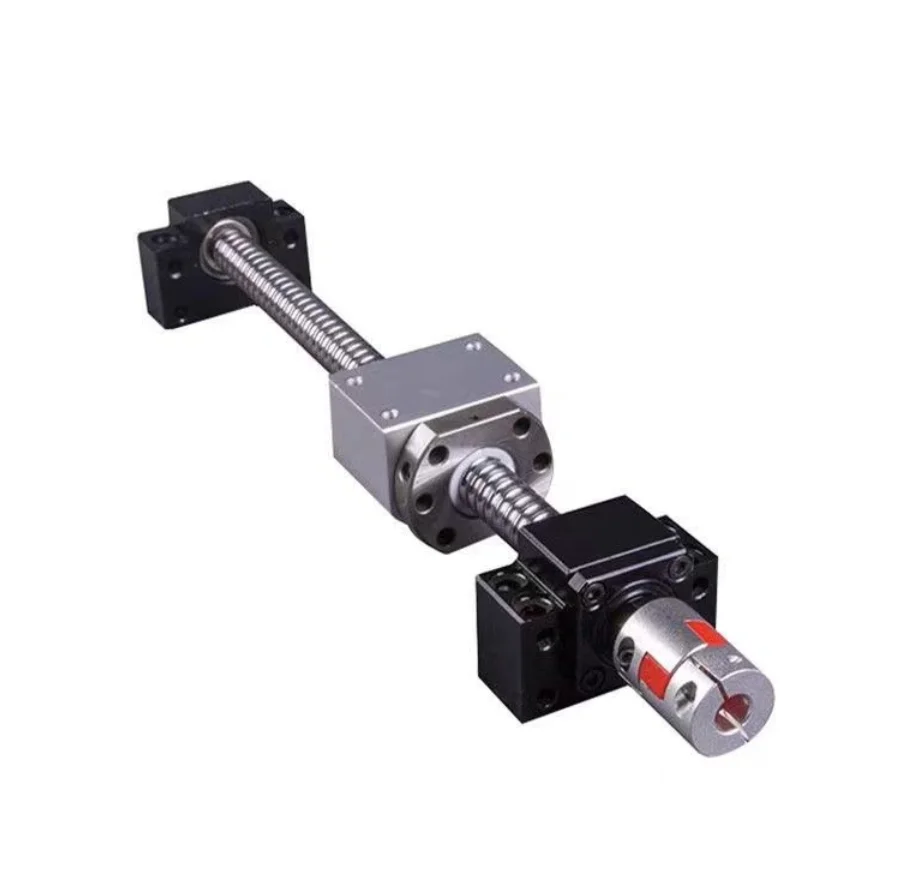 Precision ball screw set lifting screw engraving machine screw set accessories linear guide module slide table
