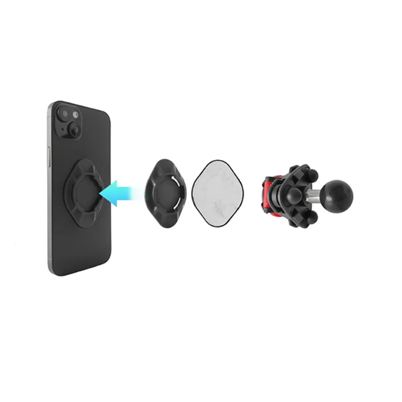 Мотоцикл Велосипед 1-дюймовый шариковый амортизатор Треугольный кронштейн с пряжкой Установка с защелкой для чехла для телефона для RAM MOUNT