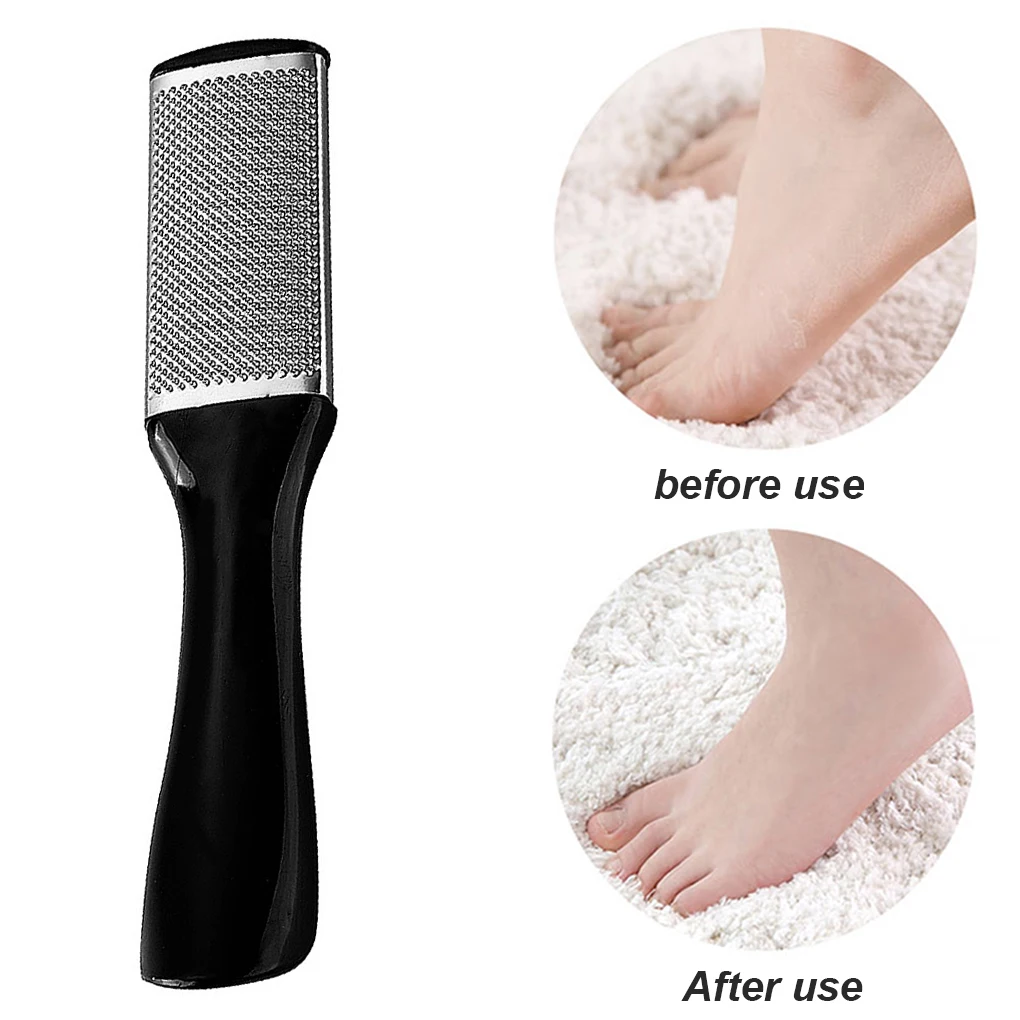 Foot File Stainless Steel Dead Skin Remover Anti-skid Scraper Washable Pedicure Tools Feet Care Beauty Supplies