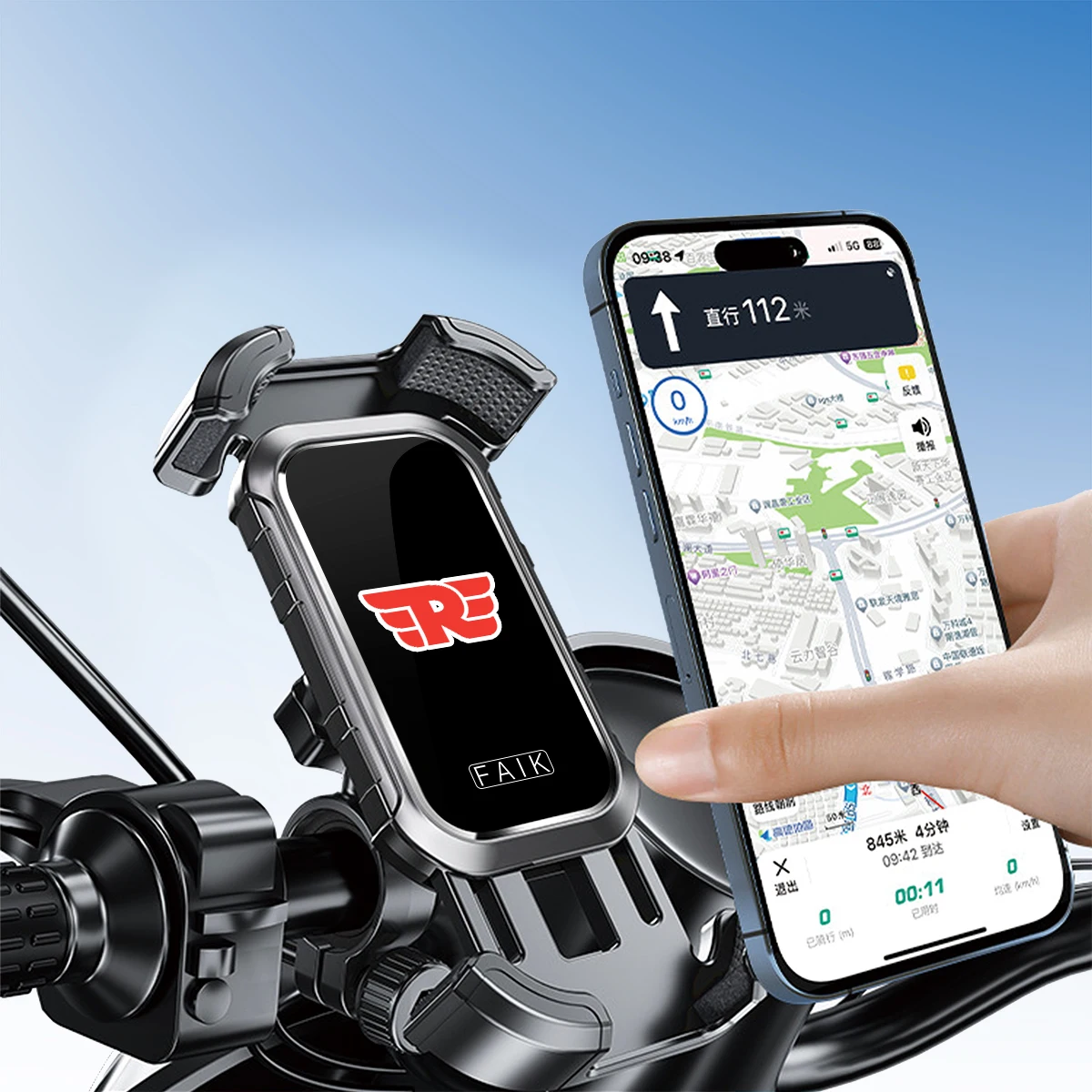 Motocicleta suporte do telefone para Royal Enfield bala, meteoro clássico 350, 500, Interceptor 650, GT Continental 535, Himalayan 411