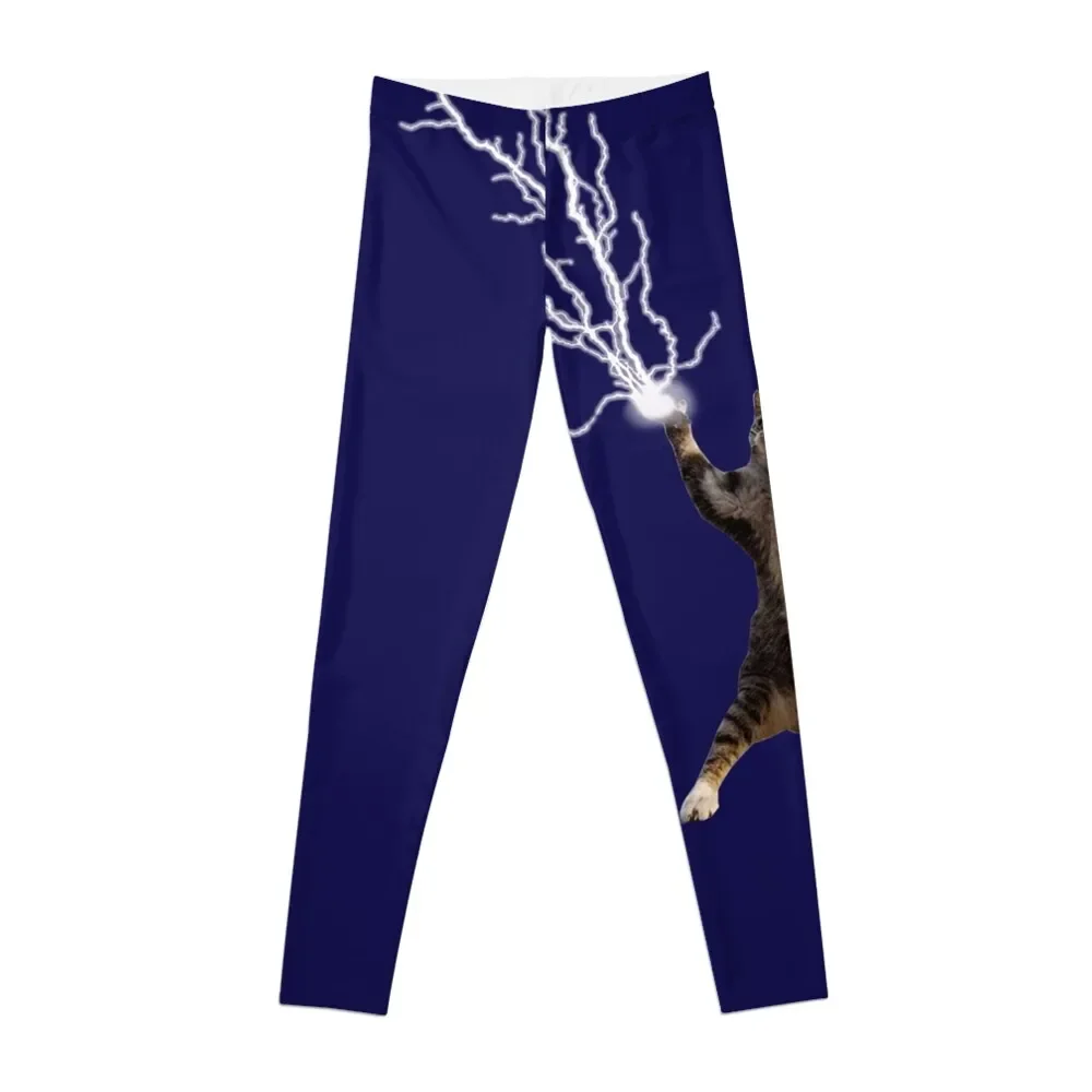 Lightning Cat Leggings sport pants sports for Womens Leggings