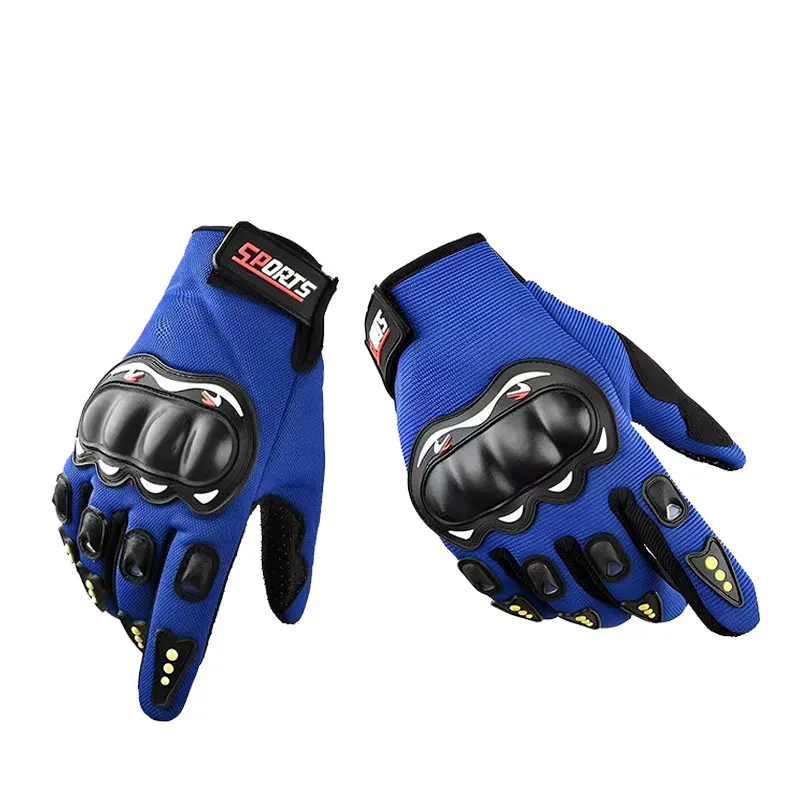 Clearance_Motorcycle Gloves Full Finger Male Protective Outdoor Rider Long Finger Sports Breathable Racing Riding Half Finger Gl