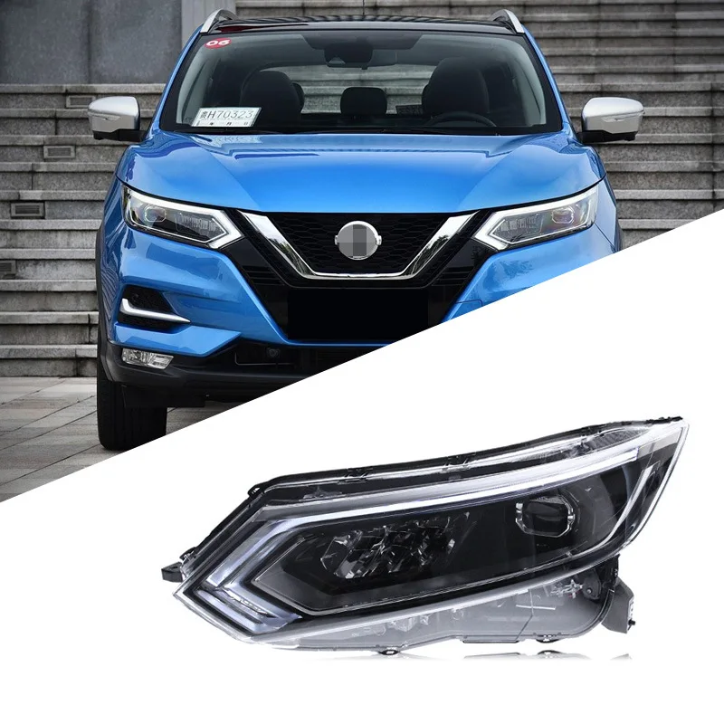 

Suitable for 19-20 new Qashqai headlight assembly low-end modified high-end LED daytime running light lens LED headlight