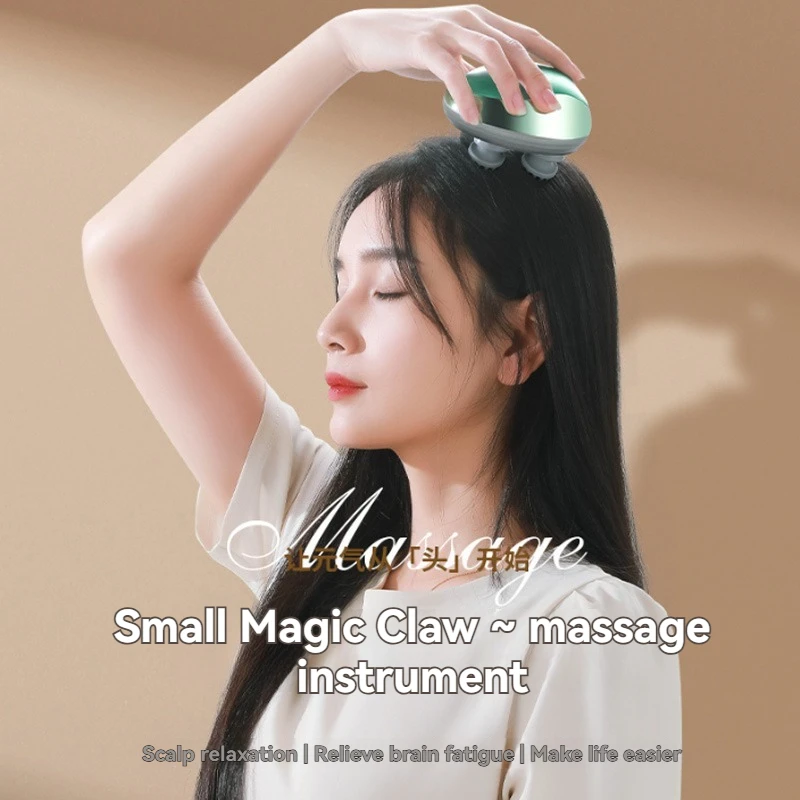 

Electric Head Massager For Scalp Kneading And Massage With 6 Modes to Promote Hair Growth Relieve Stress Waterproof Massager