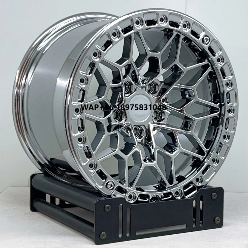 

Chrome Forged 5x112 Beadlock Wheels 17 18 19 Inch 5x112 Drag Wheels