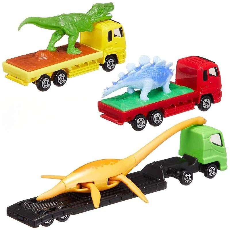 

Takara Tomy Tomica набор транспортных средств с динозавром, игрушечный автомобиль из сплава, литая под давлением металлическая модель, детский подарок на день рождения, игрушки, рождественский подарок