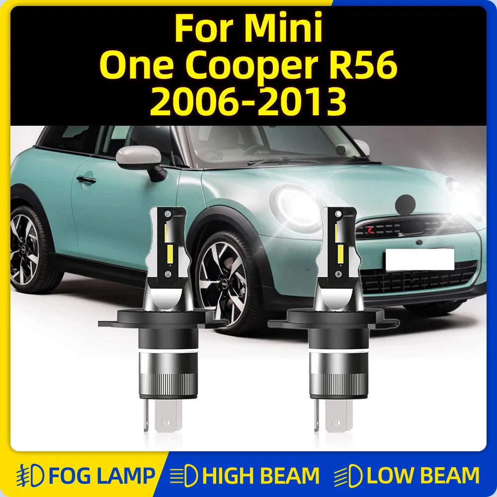 

LED Headlight Bulbs Wireless 120W 20000LM Car Headlamp 12V Auto Lamps For Mini One Cooper R56 2006-2008 2009 2010 2011 2012 2013