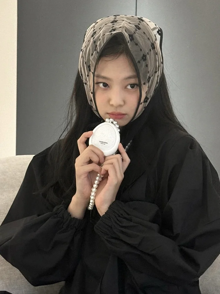 

Ele Bla Me Headscarf Hairband Triangular Scarf Summer Hair Accory for Women French Sle Fre out Faion Jewelry