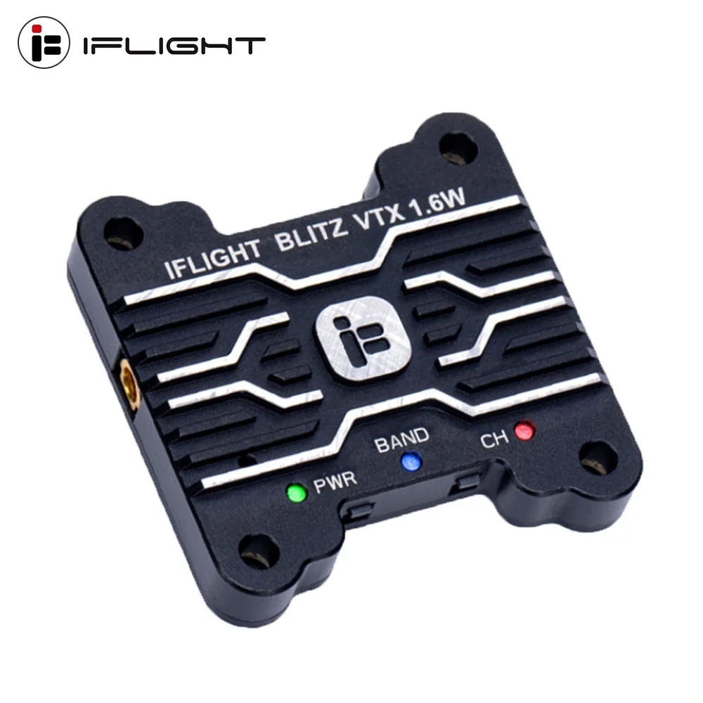 

IFlight BLITZ 1.6W VTX / BLITZ Whoop 1.6W PIT/25mW/400mW/800mW/1600mW Adjustable with MMCX Connector for RC FPV Drone Part