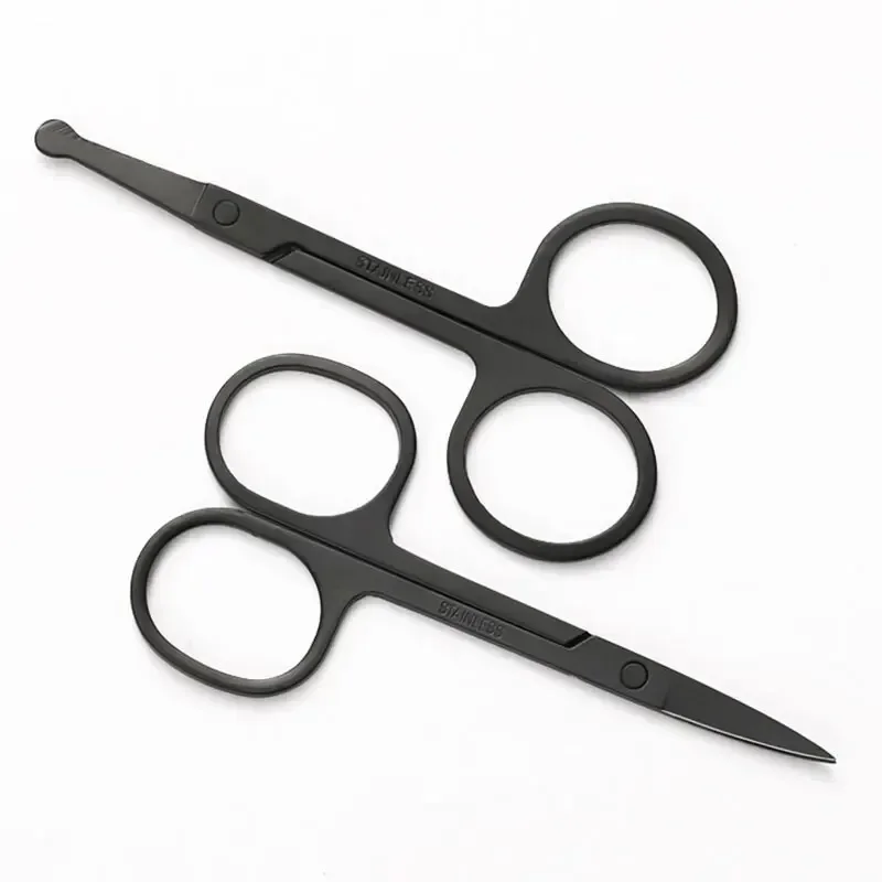 

Nose Hair Removal And Ear Nose Eyebrow Trimming Stainless Steel Fine Shears For Personal Care Facial Hair