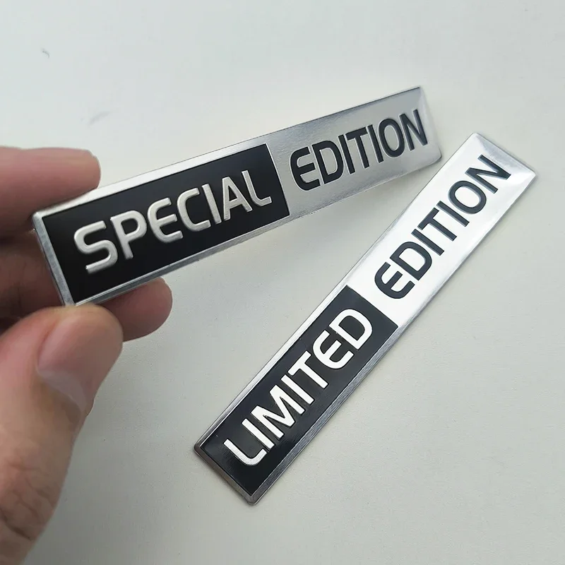 3D Aluminum Logo Special & Limited Edition Car Body Badge Sticker Trunk Fender Emblem Decal Accessorie For Car Motorcycle