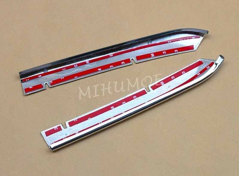 (Set Of 2) Chrome Grill Cover Trim For Mazda CX-3 CX3 DK 2016-2021 2022 2023 2024 Front Bumper Air-inlet Grille