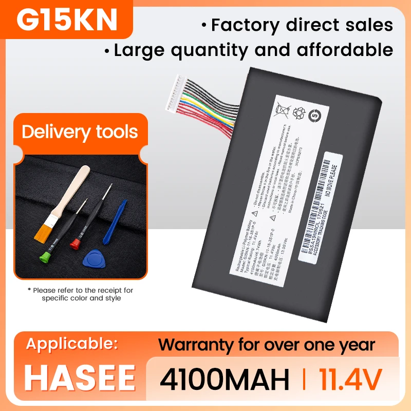 

New G15KN-11-16-3S1P-0 Laptop Battery For Hasee Z7-KP7GT Z7M-i7 R0 F117-F2K 72 D1 Z7M-SL7 D2 T50T1 11.4V 4100mAh