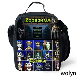 The Zoonomaly Childre Lunch Bags ,Cartoon School Bags for Girl Boys ,Child Picnic Bags for Food and Juice,Kids School Cooler Bag