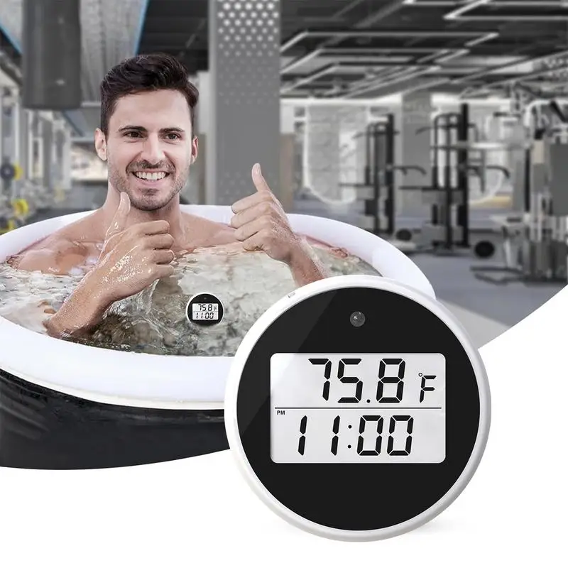 Floating Thermometers For Ice Bath Portable Bath Thermometers Floating Thermometers Timer Digital Water Thermometers With Timer