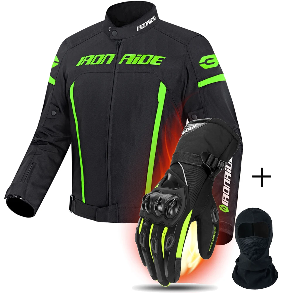 

Men Motorcycle Jacket Windproof Four Season Riding Jacket Anti-fall Motorbike Clothing Nighttime Reflection Blouson Moto M-3XL