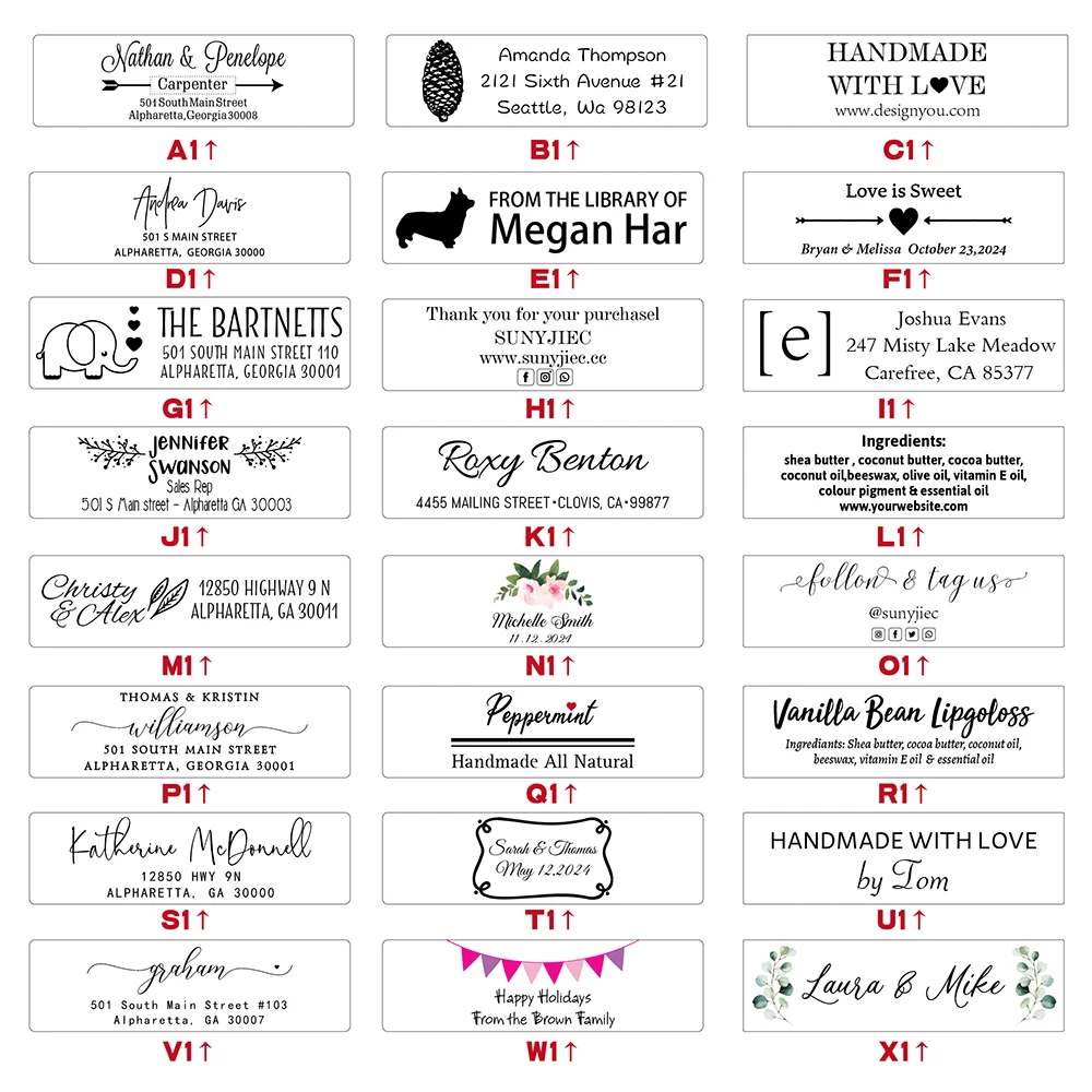 48 шт. 20x70 мм, наклейка на адрес по индивидуальному заказу, ярлыки для подарков, ярлыки для клиентов, белая наклейка по индивидуальному заказу