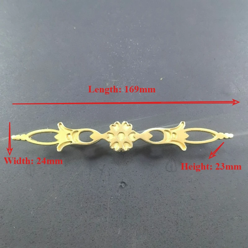 1PC  New Pure Copper Double Hole Brass Handle Drawer Cabinet Door Cabinet Wardrobe Bedside Table Handle