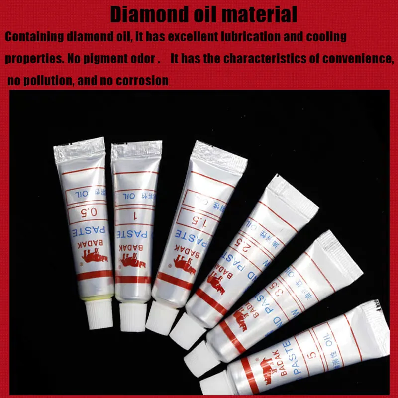 2pcs W0.5-W40 grinding paste mirror polishing paste diamond oil-based grinding paste