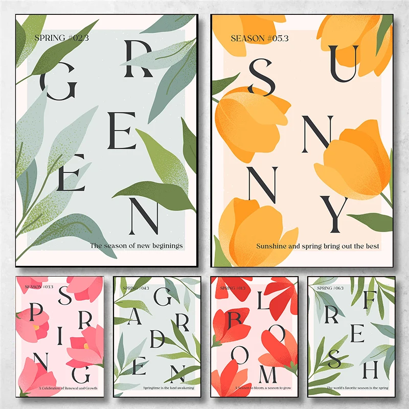 Sunny Floral Illust… - image