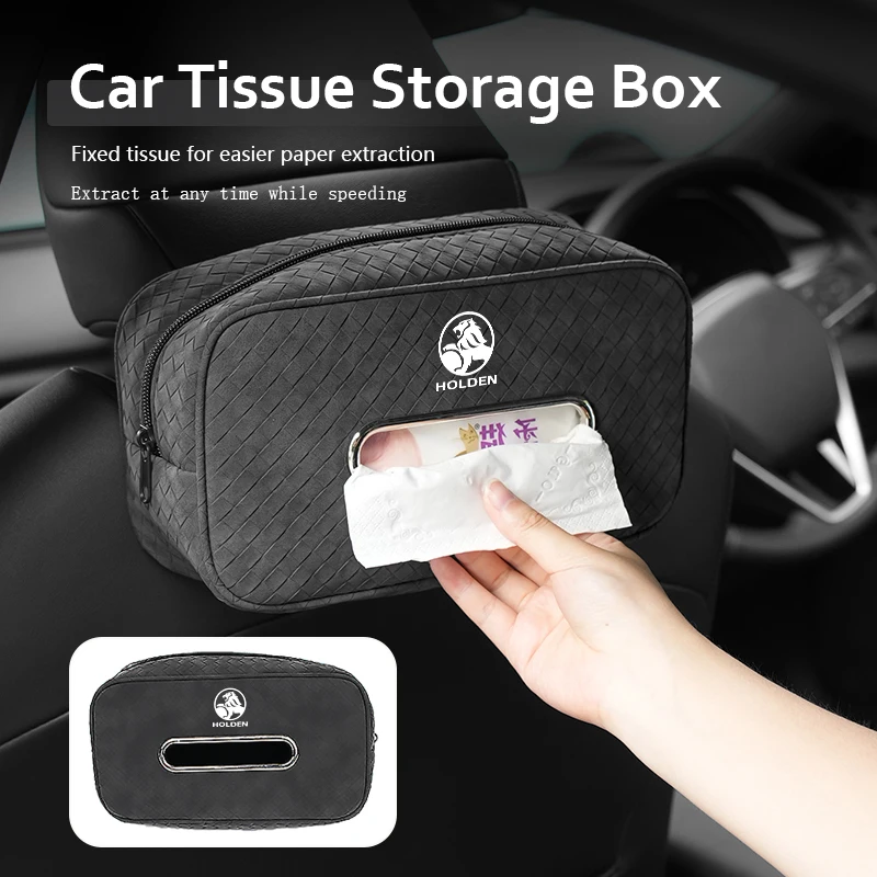 Большая вместительная автомобильная коробка для хранения салфеток, портативная сумка для салфеток со спинкой для Holden Astra Commodore Monaro Trailblazer Colorado