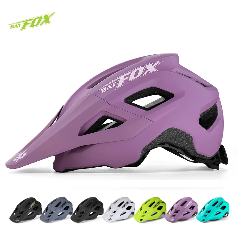 BATFOX Bicycle Helmet mtb Lightweight Detachable Adjustable Drop resistant Mountain Road Bike Safe Cap Men Women Cycling helmets