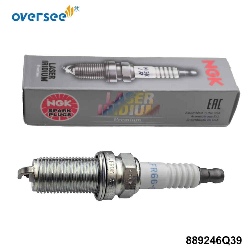 889246Q39 Spark Plug ILFR6GE for Mercury 150-400HP Outboard Motor (Original)