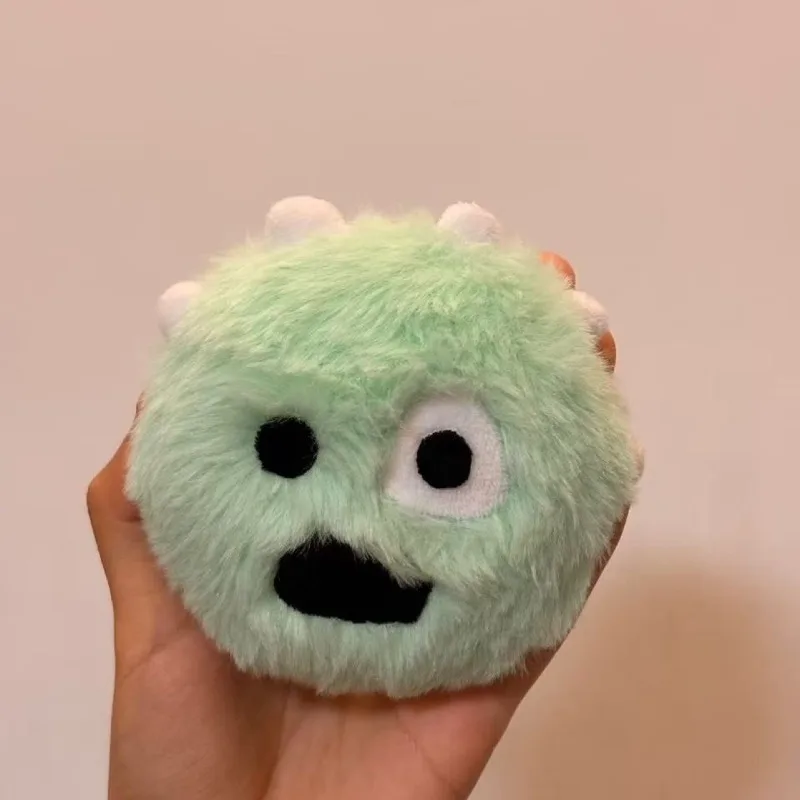 Plush Ball Pendant with The Same Plush, Ugly and Cute Object Around, Hanging Chain, Fan Bag Gift