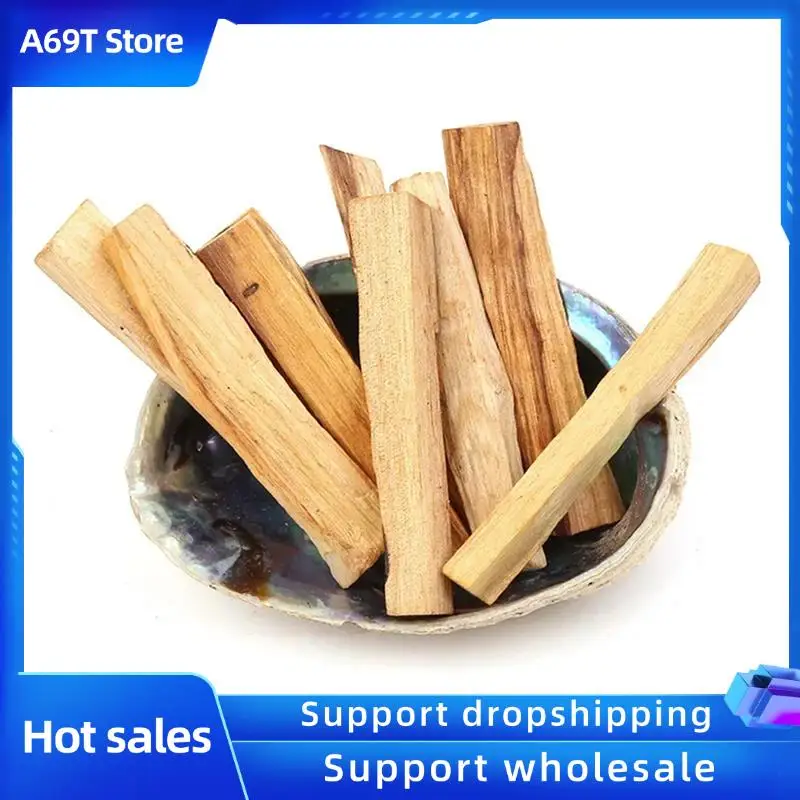 

A69T 20 шт. натуральная палочка Palo Santo для очищения, очищения, исцеления, медитации и снятия стресса, одинарная палочка 4,5-6,5 г