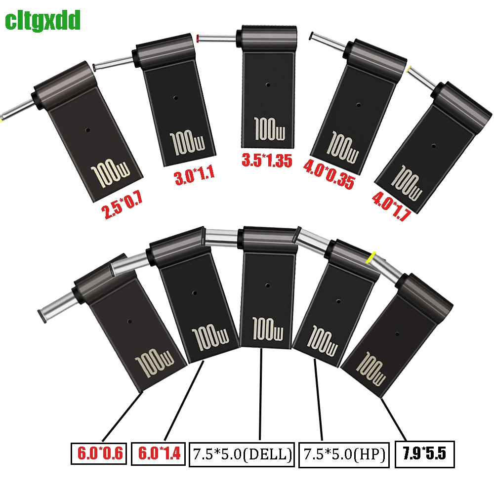 

100W USB Type C Fast Charging Adapter Plug Connector Universal USB C Laptop Charger Converter for Dell Asus Hp Acer Lenovo