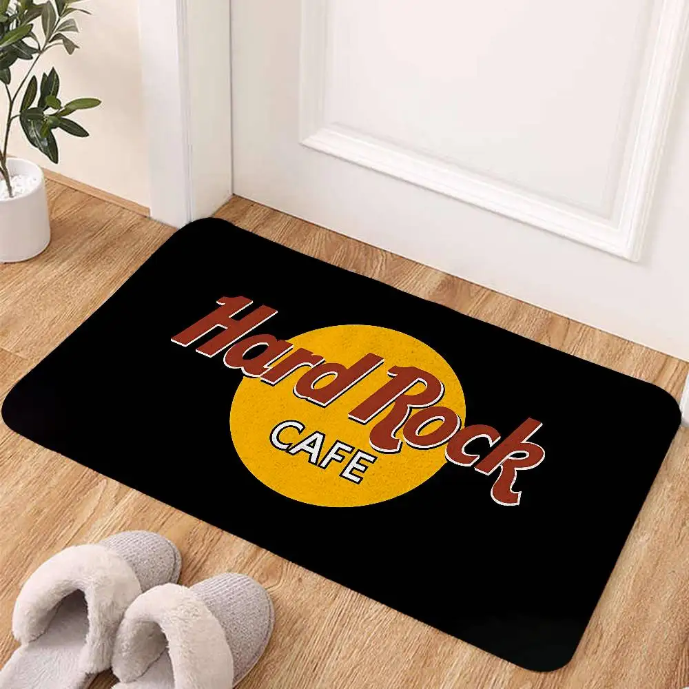 HARD ROCK Carpet Bathroom Anti-slip Mat Door Mat Home Decoration Mat Entrance Door Mat Scratch-resistant Door Mat