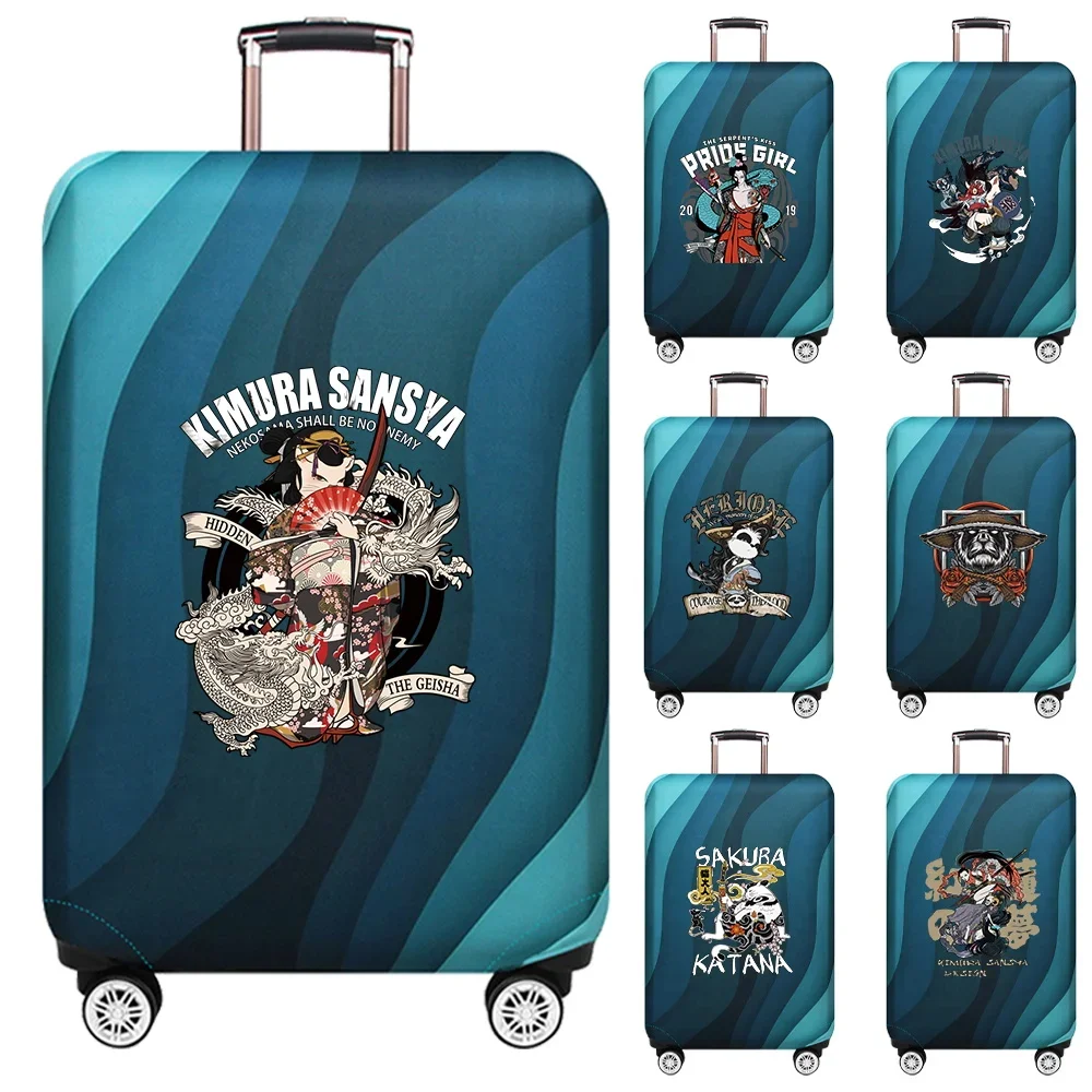 

Travel Luggage Cover Elastic Samurai Series Baggage Cover Suitable for 18-32inch Suitcase Case DustCover Travel Accessories
