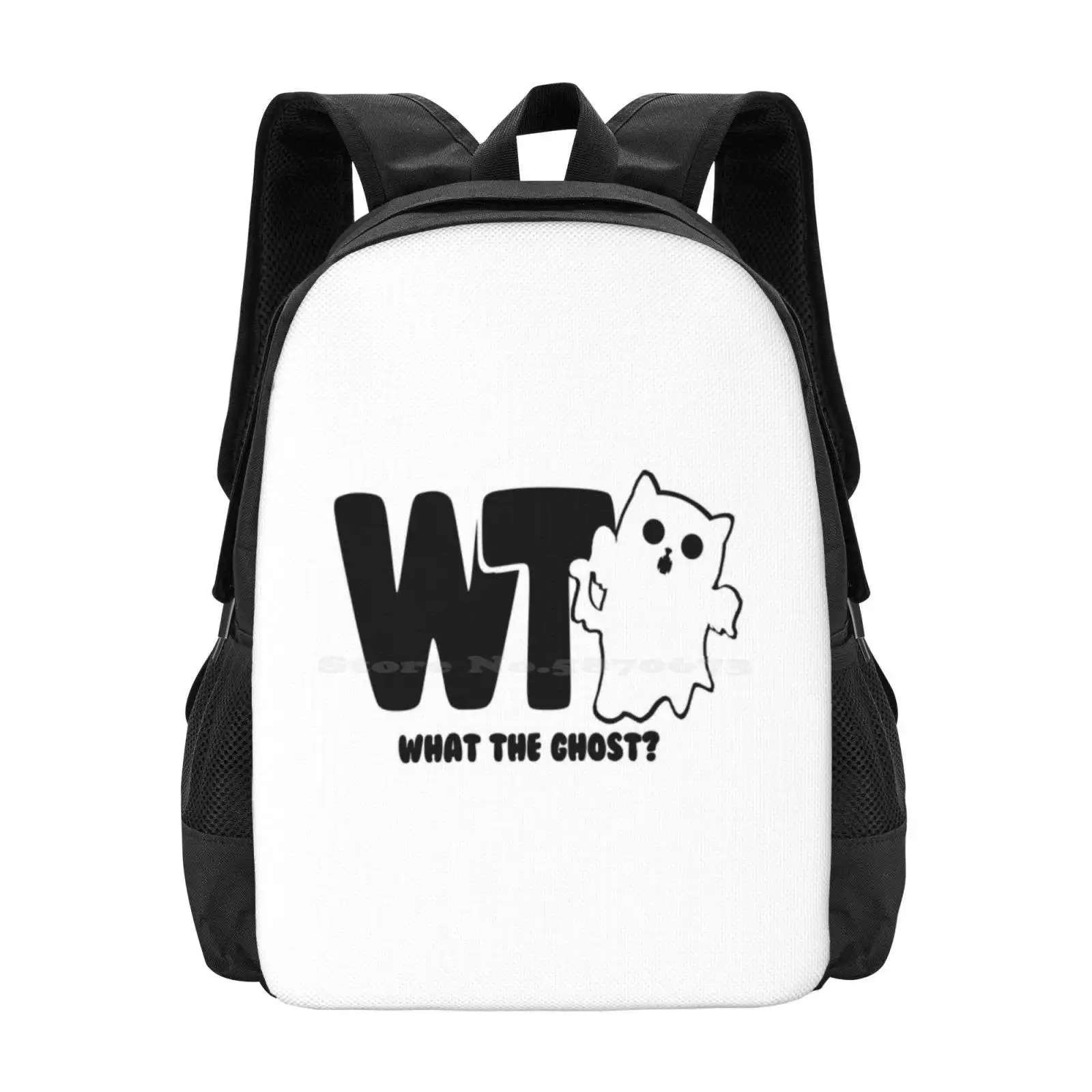 

Какой призрак Школьный рюкзак Dark, модные сумки с рисунком Призрачного архива, Призрачного ржавчины, кошек, призраков