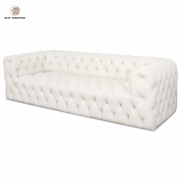 Simple Modern Sofa White Pull Clasp Sofa Living Room Sofa For Weeding