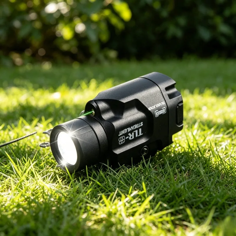 TLR-8 Metal Flashlight Handheld Adjustable Strong Light Strobe Underbarrel Lamp Complete Set