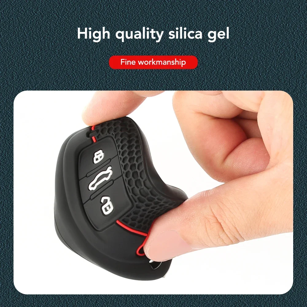 Car Key Cover Case For Audi A1 A2 A3 A4 A5 A6 A7 A8 Q1 Q2 Q3 Q4 Q5 Q6 Q7 S3 S4 S5 S6 RS3 RS4 RS5 RS6 TT Key Protector Fob