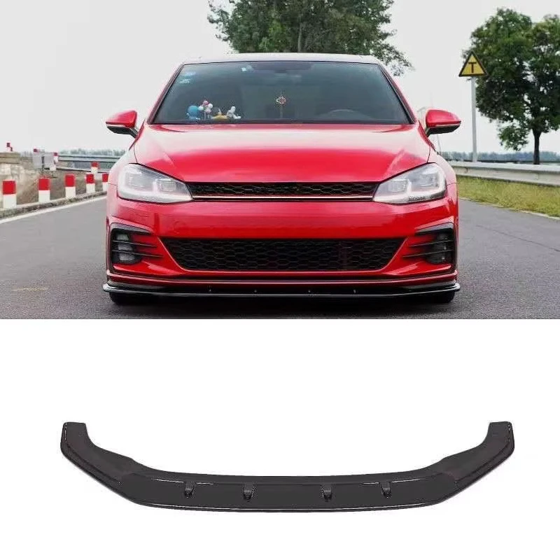 

For 2017 2019 Volkswagen's Golf7.5 MK7.5 GTI Front Bumper Bodykit Real Carbon Fiber TCR Style Front Lip Bumper Lower Lip GTI