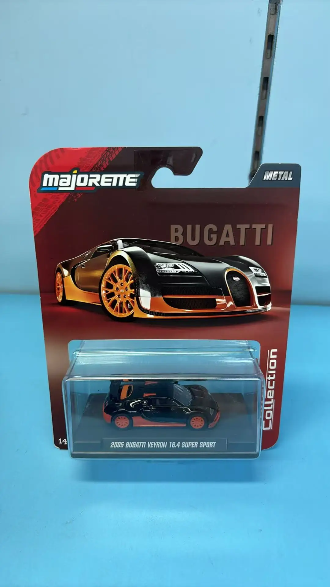 Majorette :64 Bugatti Veyron Super Sport, Modelo de Auto de Aleación, Juguete Estático Coleccionable para Mayores de 3 Años,...