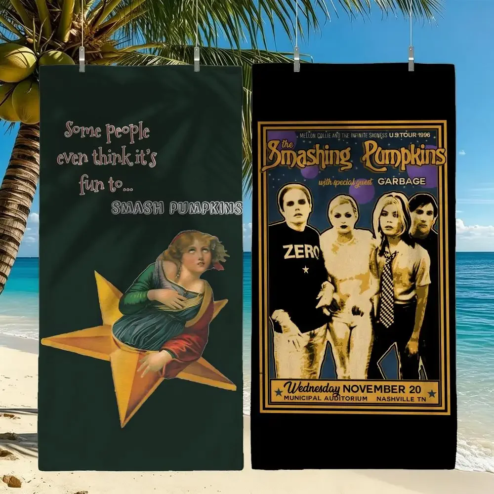 Band The Smashing Pumpkins Towel Towel Beach Towel Oversized Quick Dry Towel Absorbent Soft Swim BeachTowels for Men Women