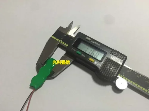 Nova bateria recarregável de níquel hidrogênio com botão NI-MH genuíno/botão 20mAh 3.6V com backup de chumbo