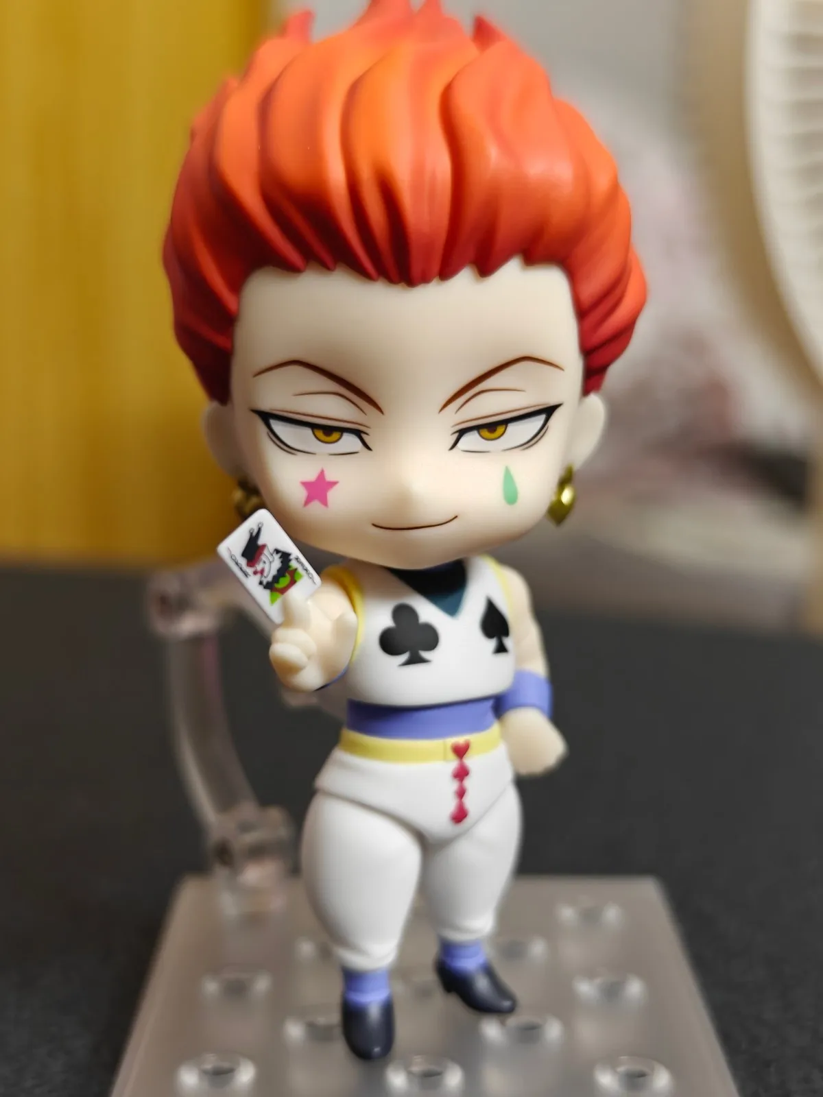 In Stock Original GSC HUNTER×HUNTER Nendoroid Ver. Hisoka 1444 PVC 10CM Anime Action Figure Collector Toys Gift Model