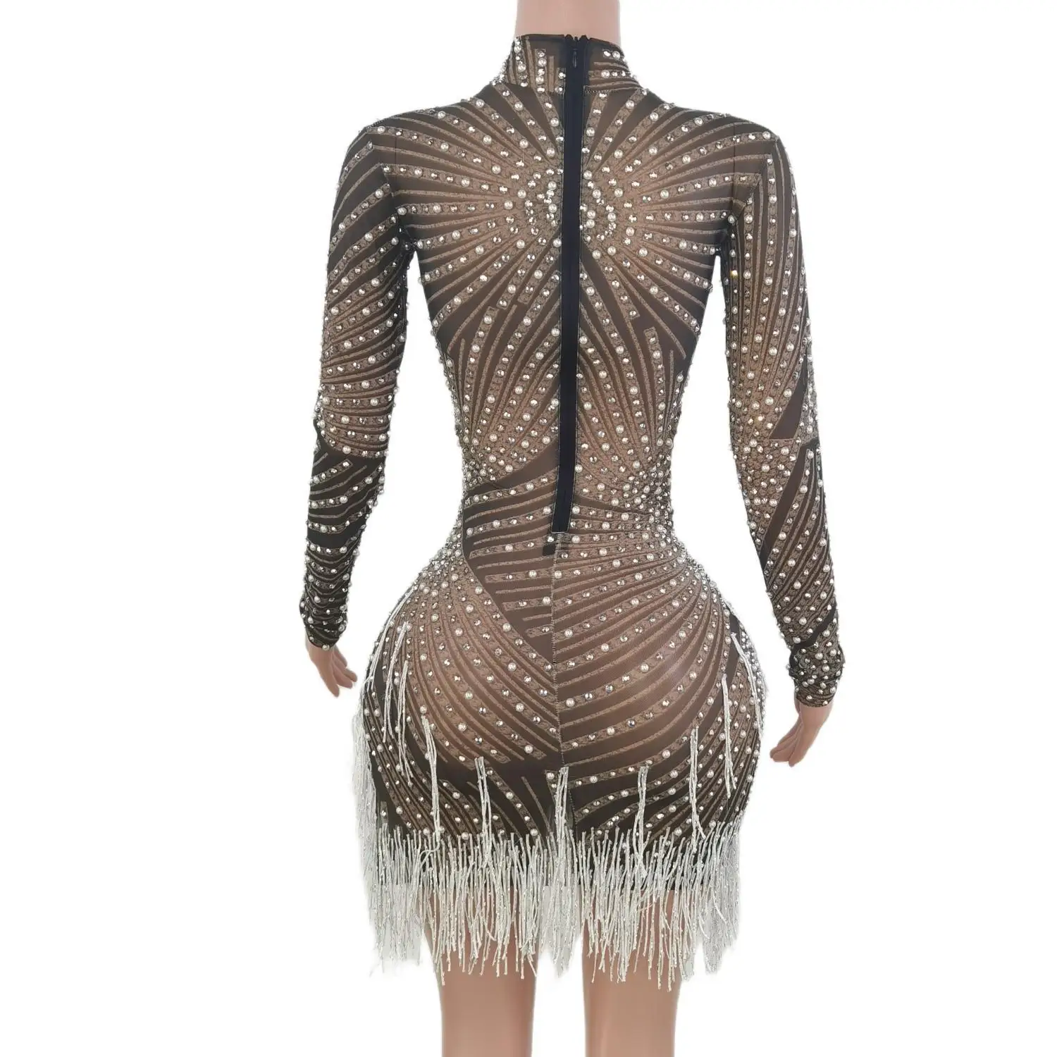 ชุดเดรสประดับเพชรสำหรับผู้หญิง ชุดราตรีหรูหราสำหรับงานปาร์ตี้ แทงโก้ ชาชา รุมบ้า ลาติน ชุดเต้นรำ ชุดราตรี ชุดออกงานกลางคืน ชุดแต่งงาน ชุดเซ็กซี่สำหรับการแสดงบนเวที