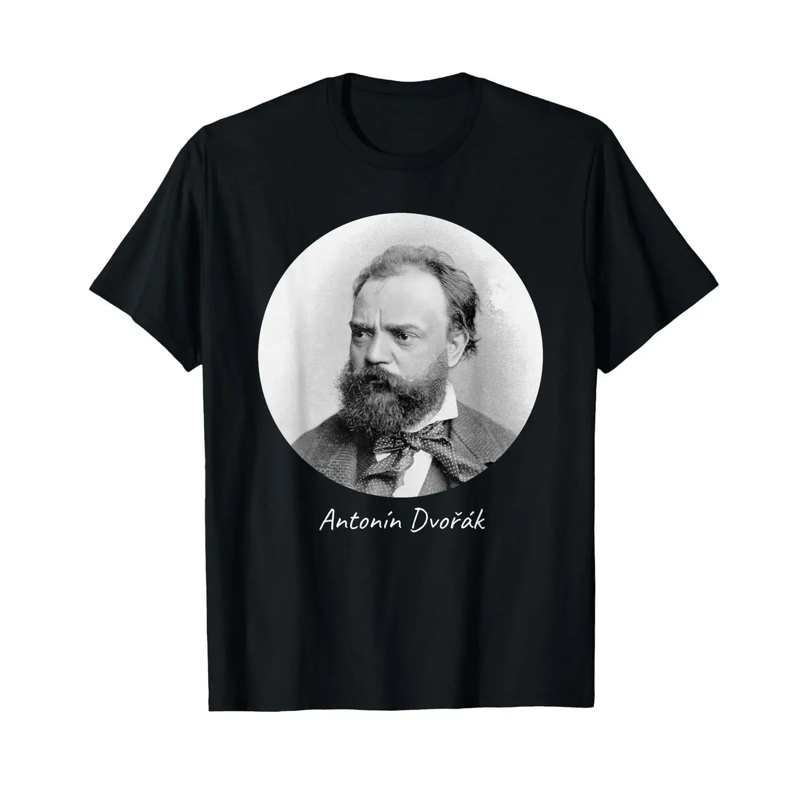 Antonin Dvorak Composer Portrait T Shirt vintage Washed Breathable graphic Slightly Soft designer clothes Top For Everyday Wear
